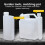 ABS fuel bottle for chainsaws transparent leakproof 1L 4