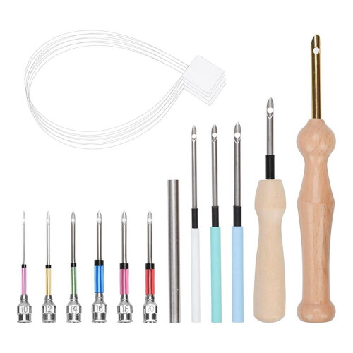 Punch Needle Embroidery Kit for Beginners 16pcs