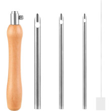 Punch Needle Kit with Metal Needles 2.5/3.5/5mm 5 Pcs