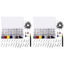 24Types Car Electrical Wire Terminal Pin Connector Kit - 918Pcs Automotive Electric Crimp Connectors 1-3.5mm