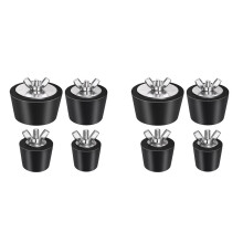 8 Szt. Gumowych Zatyczek do Basenów Zimowych 25 mm, 32 mm, 38 mm, 51 mm Zatyczki do Zimowania Basenu Zatyczka do Odpływu Powrotnego do Basenów