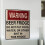 Beer Fridge Magnet Warning Design 1 Piece 7