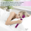 Happon wired handheld massager purple 10 settings 2