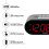 SHARP Alarm Clock USB Charger 2A Black Gunmetal 2