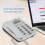 OTVIAP corded phone white with call display 1