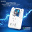 USB electrical outlet compatible with SHARP white, 9-port 6
