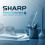 USB electrical outlet compatible with SHARP white, 9-port 7