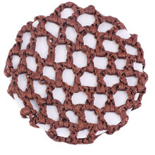 OOKWE Häkel-Netz-Haarknotenüberzug, elastischer Schlauchschal, 10 Stück