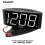 SHARP LED Alarm Clock Compatible Swivel Base Black with 3
