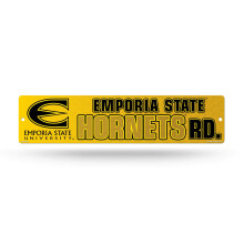 Rico Industries NCAA 16-Zoll Kunststoff-Straßenschild Dcor, Emporia State Hornets
