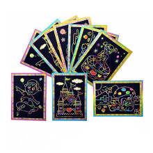Mojoyce kids scratch paper drawing toy set