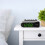 SHARP digital dual alarm clock silver green LED display 3