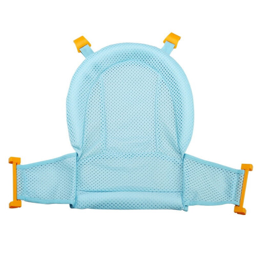 Modanu newborn baby bath seat mesh sling blue