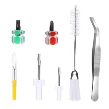 Sewing Machine Repair Kit with Tweezers Brush Screwdriver 8