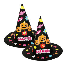 Kids DIY Halloween Paper Party Hat Craft Kit 2pcs