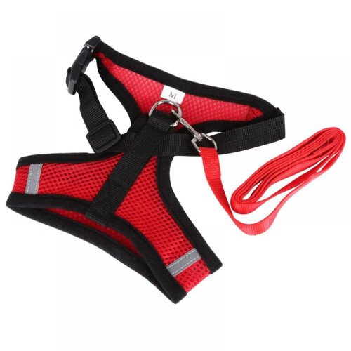 Dog Harness Mesh Vest with Chest Strap for Small to Medium 1