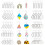 Sublimation Earrings Blanks with Hooks 60 pcs 1