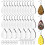 Sublimation Blank Earrings Teardrop Shape 60 pcs 1