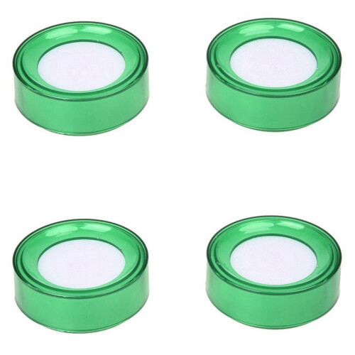 Green Plastic Sponge Finger for Cashier 7cm 4 Pcs