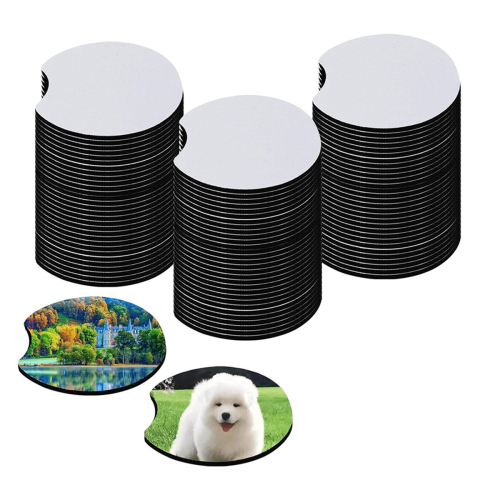 Sublimation Coasters Blanks Circular 2.75 Inch 48 PCS