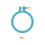 Embroidery Hoop Plastic Adjustable 3 Inches 1pc 1