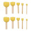 Foam Sponge Paint Brush Set Round 5 Sizes 60 pcs 1