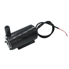 Micro submersible motor pump DC 3V 5V black horizontal