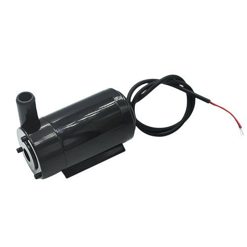 Micro submersible motor pump DC 3V 5V black horizontal