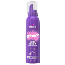 Aussie, Sprunch Mousse & Leave-In Conditioner Light Hold, 6 Ounce