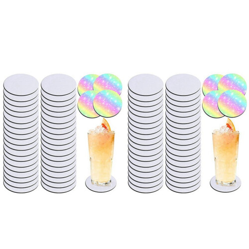 Round sublimation blank coaster 48 pcs