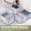 Clothes Organizer Drawer Divider Mesh Gray 1PCS 6