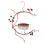 Miyuadkai bird feeder red berries design 1 piece 1