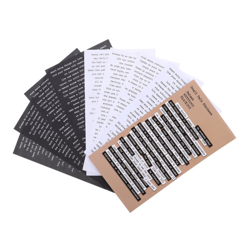 Scrapbooking Stickers Positive Sayings 2 Bags