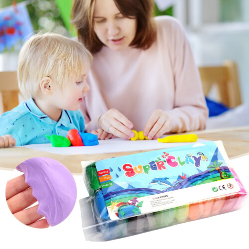 Sehao Air Dry Clay 24 Colors with Tools 1
