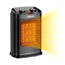 Portable PTC ceramic space heater 1500W black