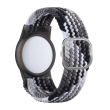 Apple AirTag TPU Protective Wristband Case Black