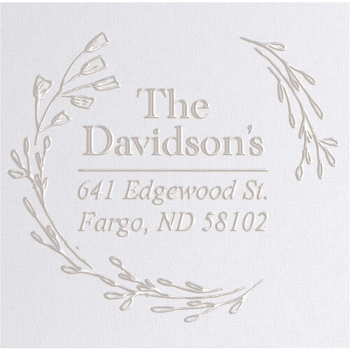 Round Custom Monogram Embosser 1.65 inch