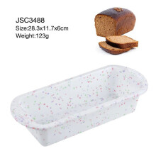 Silicone bread pan rectangular 11 inch white