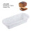 Silicone bread pan rectangular 11 inch white 1
