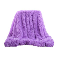 Miyuadkai Shaggy Faux Throw Blanket Purple One Size