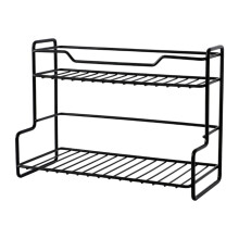 Organizador de banheiro Mornei Home, suporte multifuncional e prático, preto.