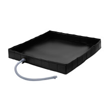 Foldable Shower Base for Camping and Pets with Drain