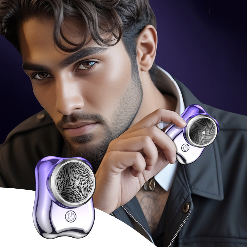 Men's Electric Razor Portable USB Rechargeable Mini Shaver