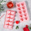 Heart-shaped silicone ice tray, non-stick, 10-cavity 1