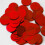 Metallic Red Round Sequins 20mm Loose 1