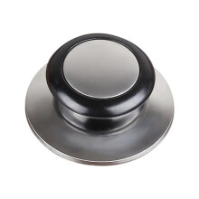 Stainless Steel Pot Lid with Screw Handle 1 PCS