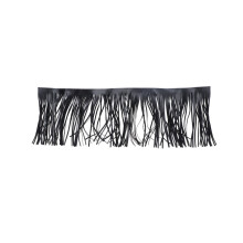 Black sewing trim ribbon with tassel for garment DIY