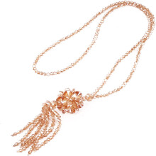 Elegante lange Pulloverkette mit Anhänger, kompatibel mit GNERIC – Stilvoller Statement-Schmuck für Damen, perfektes Geschenk