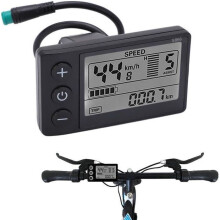 Pantalla LCD S866 - CUQUE - Bicicleta eléctrica - Resistente al agua - Fácil instalación - Compatible con 24V 36V 48V