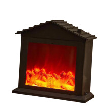 Mornei fake fireplace lights portable triangular no heater